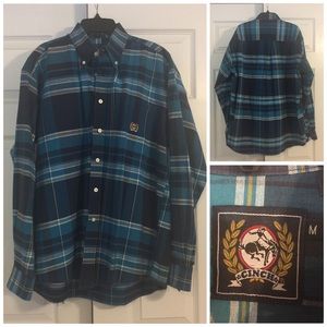 Cinch Men’s plaid Dress shirt